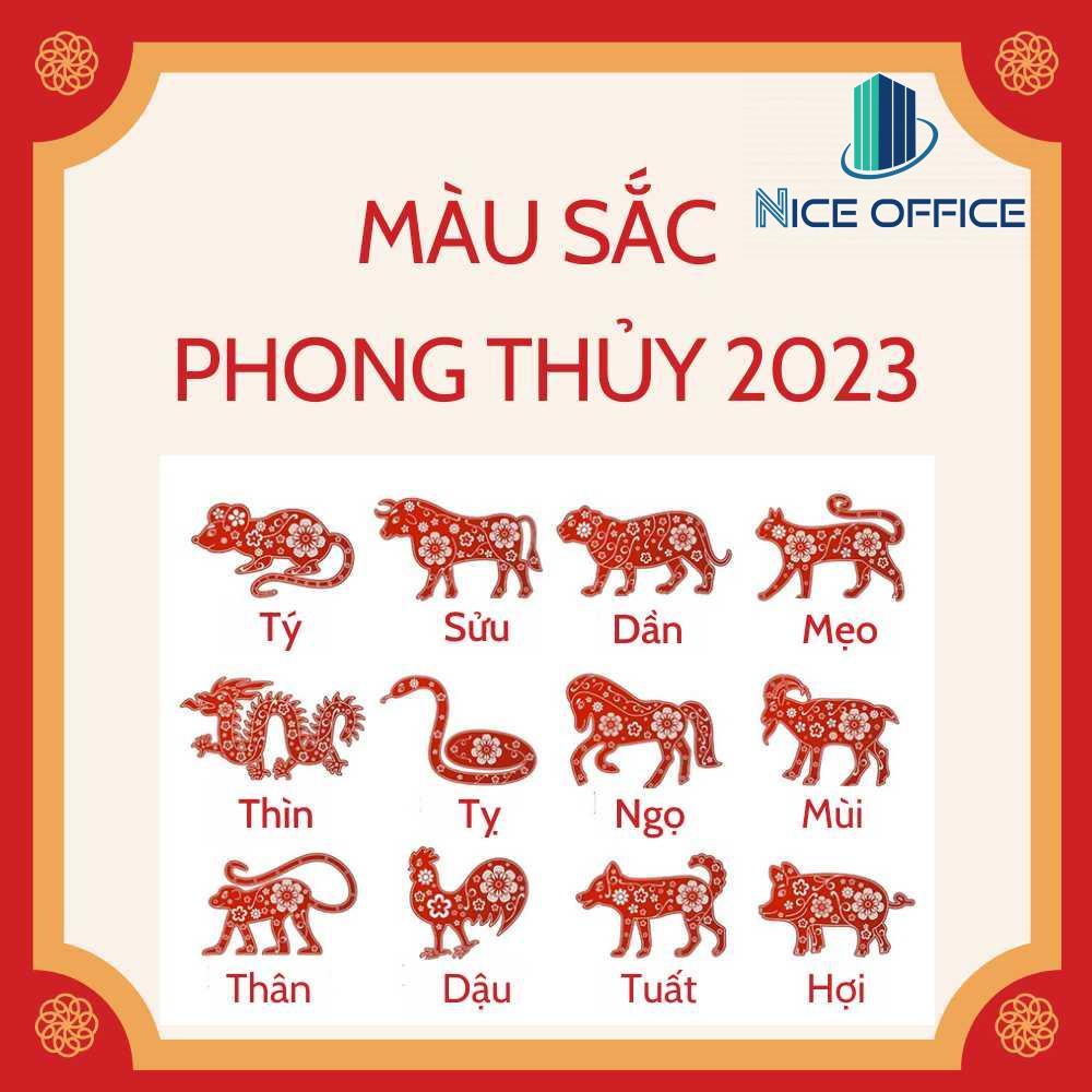 Màu phong thủy 2023 dành cho 12 con giáp chính xác nhất